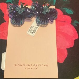 Mignonne Gavigan Blue Floral Earrings